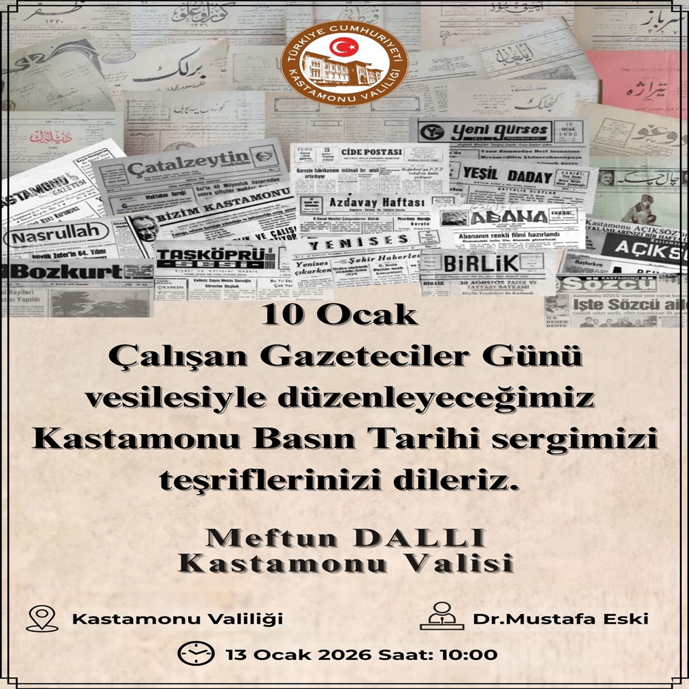 Kastamonu Basın Tarihi Sergisi (2)