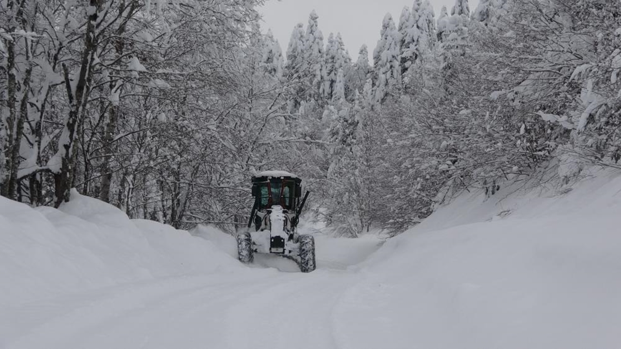 Kastamonu Da Zorlu Kar Mücadele (5)