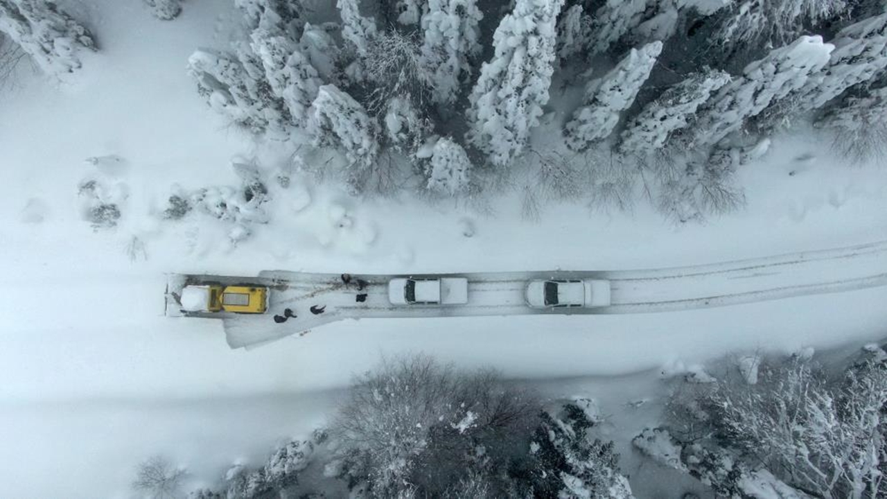 Kastamonu Da Zorlu Kar Mücadele (6)
