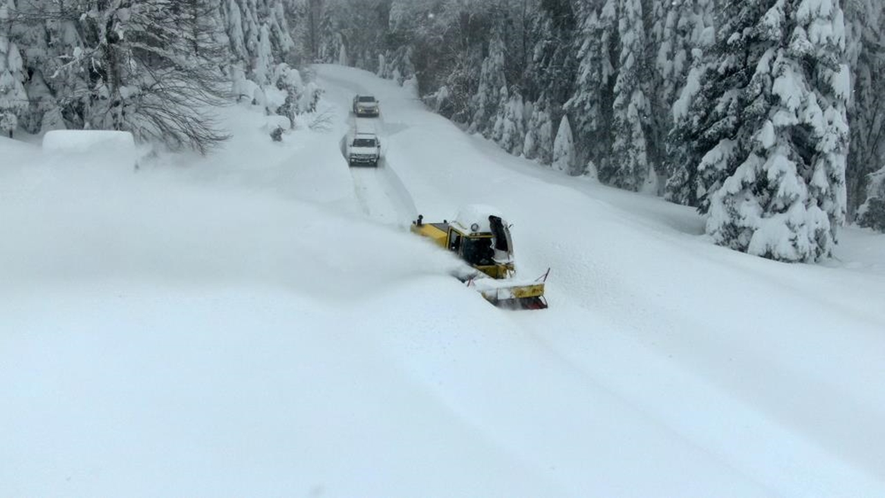 Kastamonu Da Zorlu Kar Mücadele (7)
