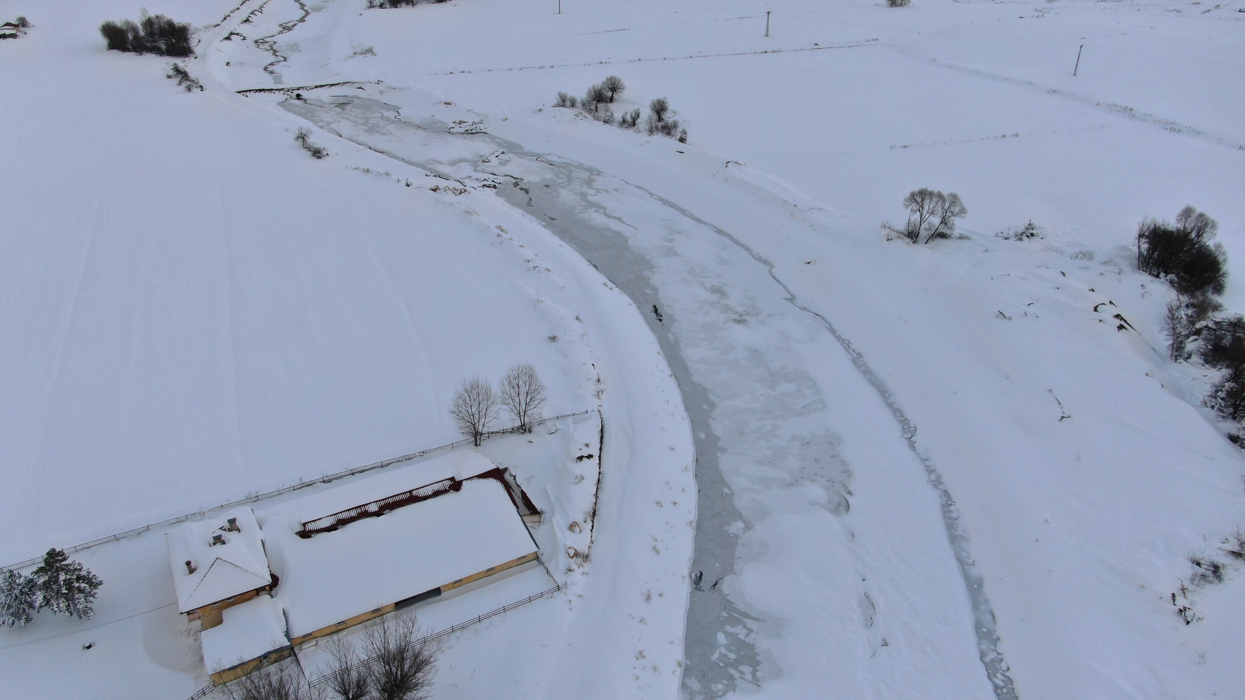 Kastamonu Dondu Barajlar, Göletler, Dereler Buz Tuttu! 12