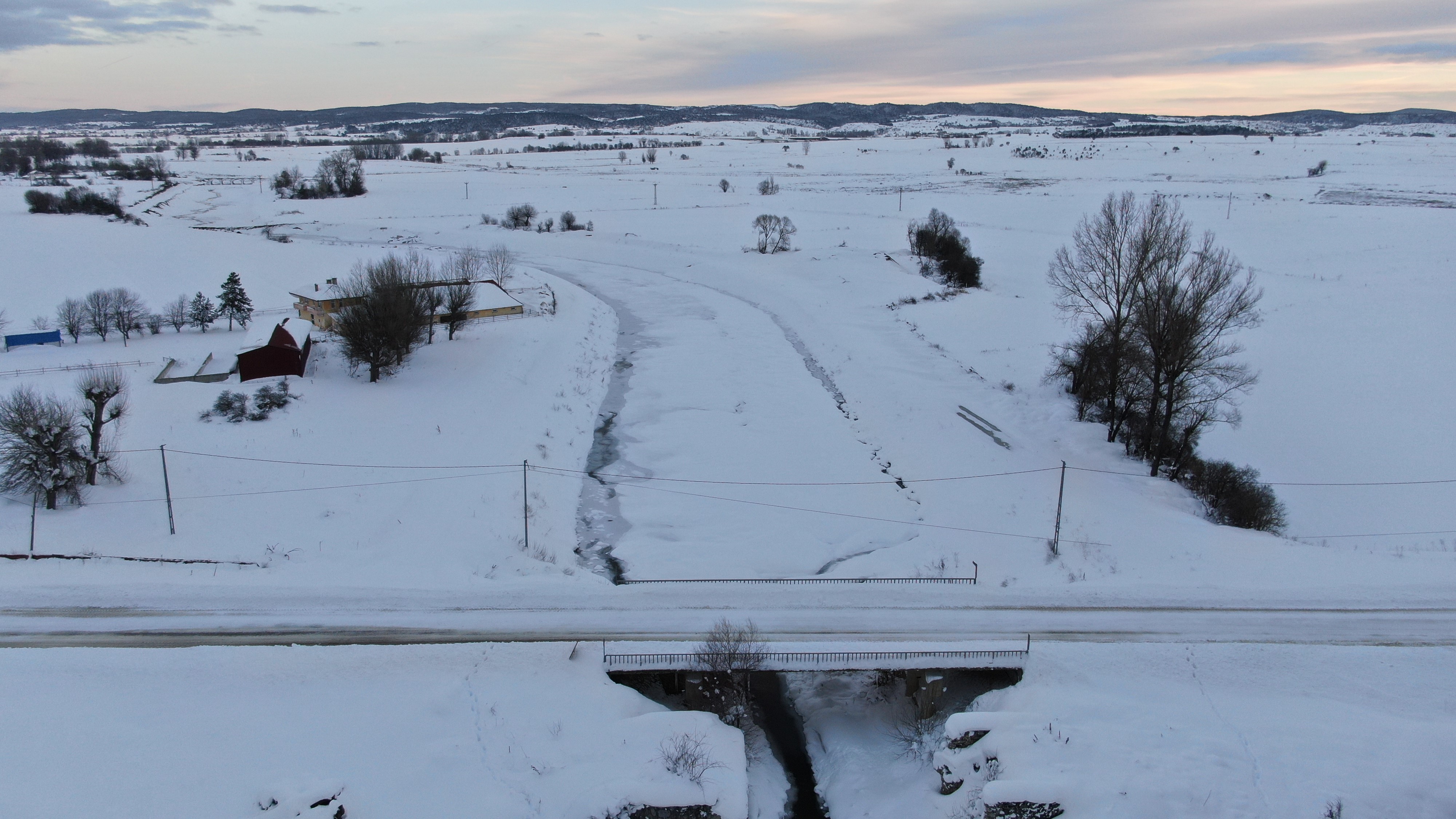 Kastamonu Dondu Barajlar, Göletler, Dereler Buz Tuttu! 14