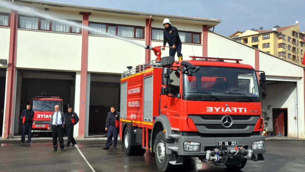 Kastamonu İtfaiyesi 2025’Te 1604 Olaya Koştu, Bilanço Paylaşıldı