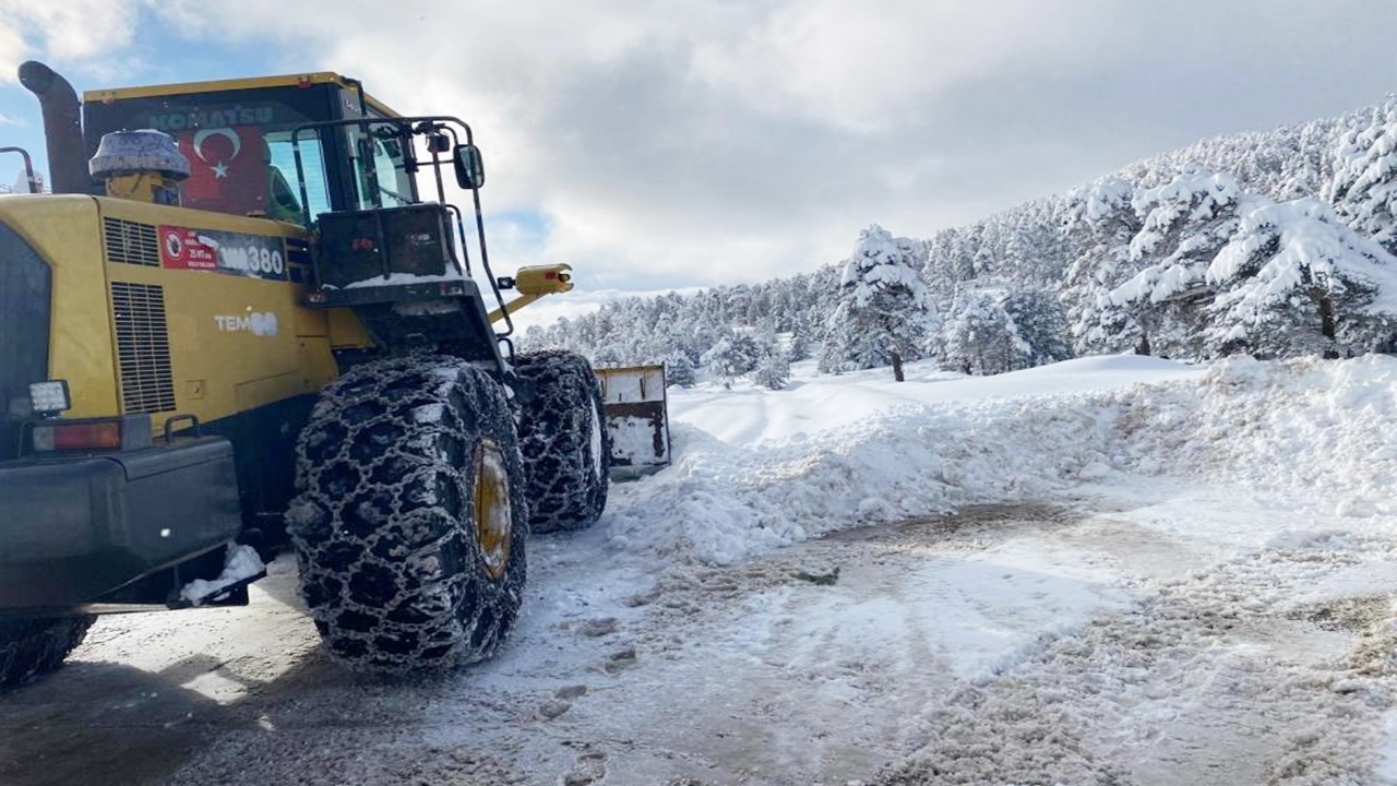 Kastamonu Kar Mücadele Yoğun Kar (1)