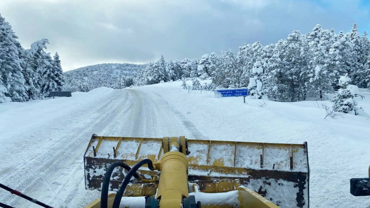 Kastamonu Kar Mücadele Yoğun Kar (4)