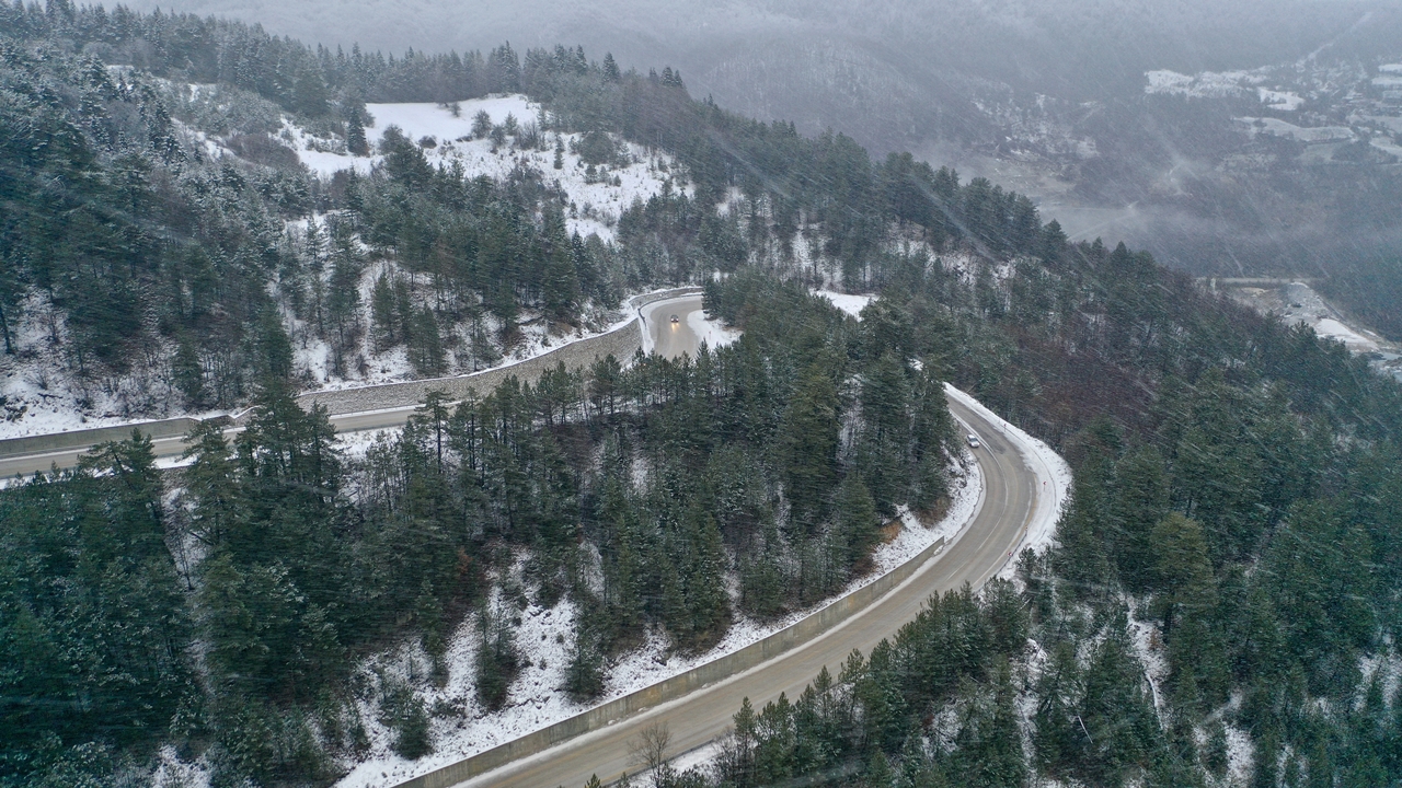 Kastamonu Kar Yağışı Yükseklerde Etkili (3)