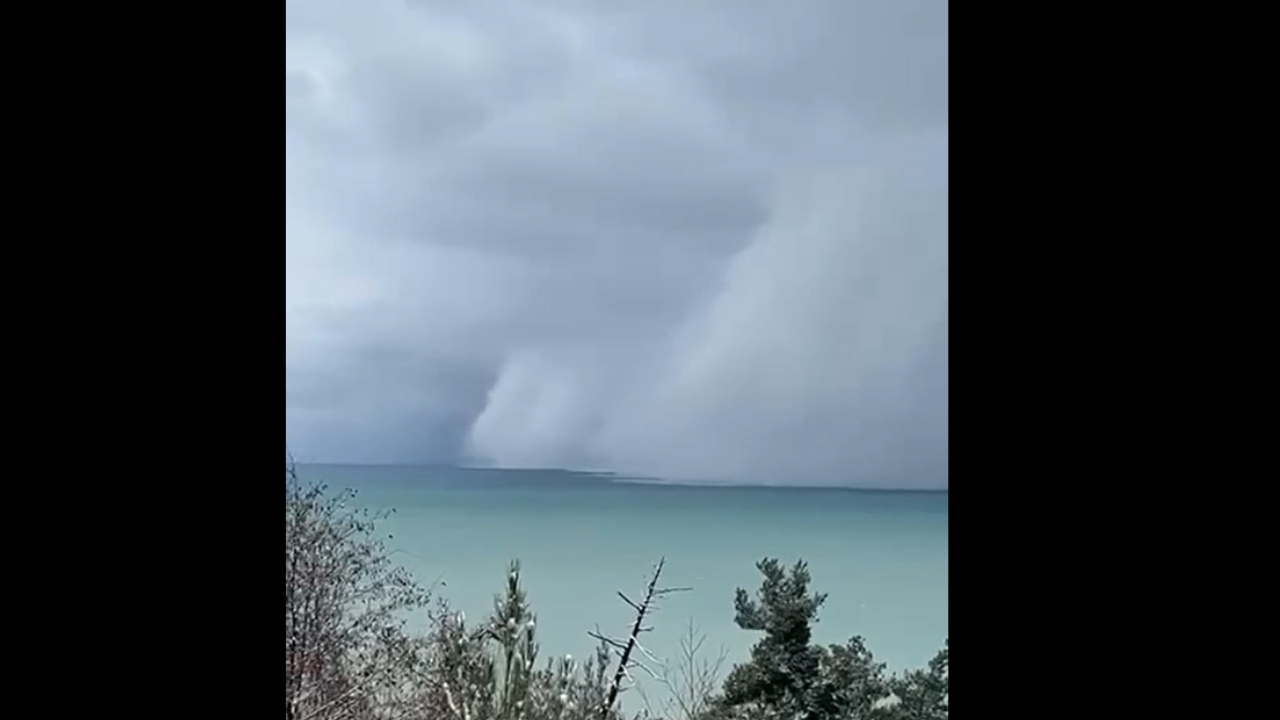 Kastamonu Sahilinde Ürperten Manzara Deniz Üstü Bir Anda Değişti (1)