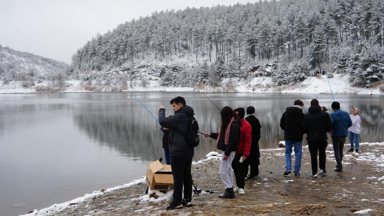 Kastamonu Tuzaklı Göleti Kar (4)