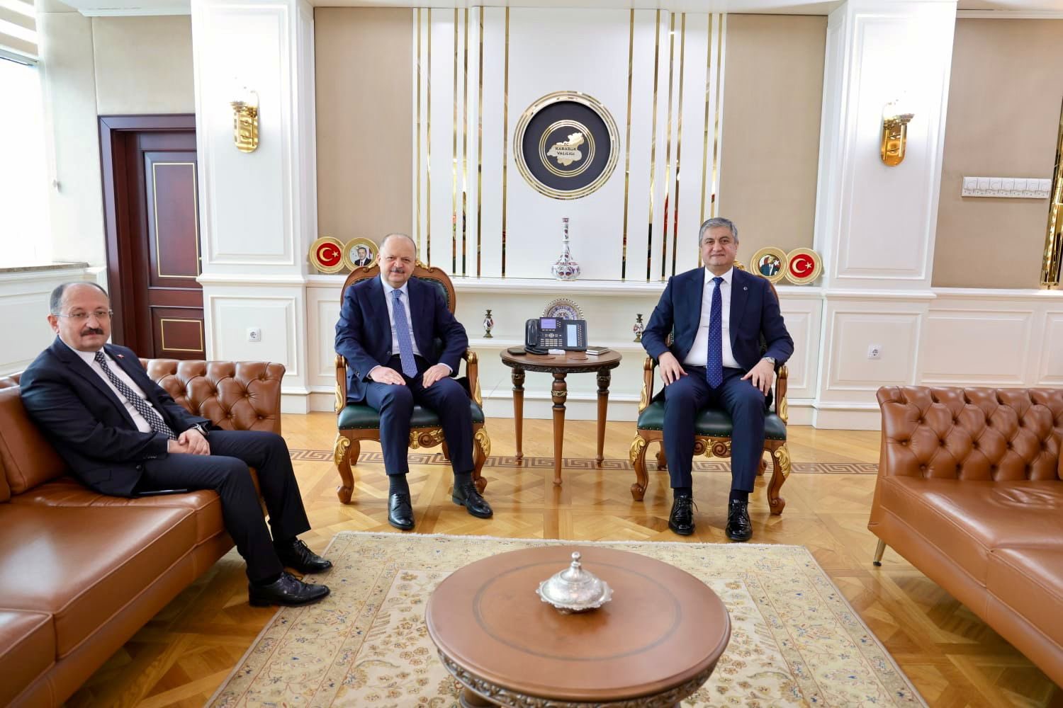 Kastamonu Valisi Dallı Karabük Valisi Yavuz Ile Bir Araya Geldi 4