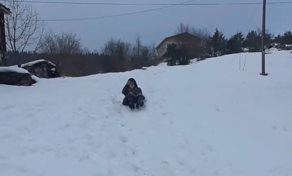Kastamonu'da Kar Keyfine Sıcak Çay Molası1