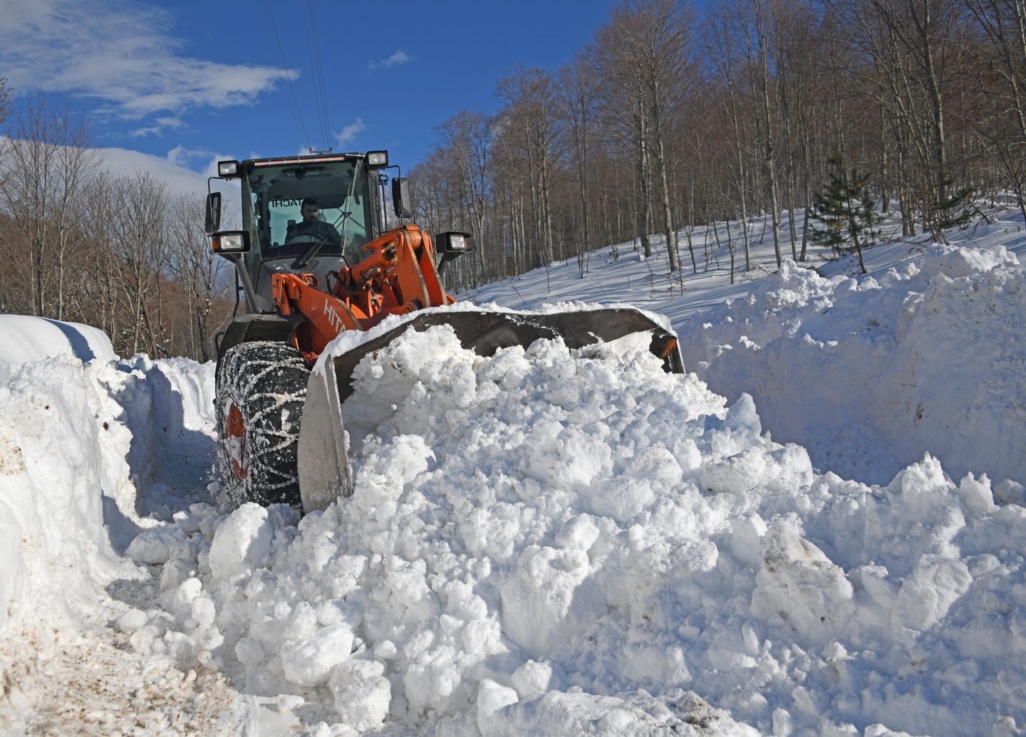 Kastamonu'da Karla Mücadele Çalışmalarını Yerinde Incelediler! 12