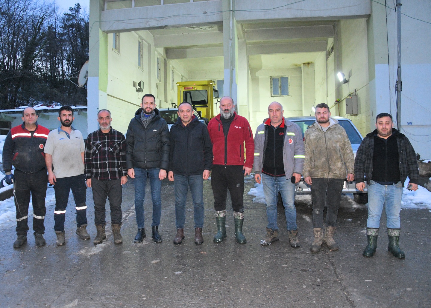 Kastamonu'da Karla Mücadele Çalışmalarını Yerinde Incelediler! 8