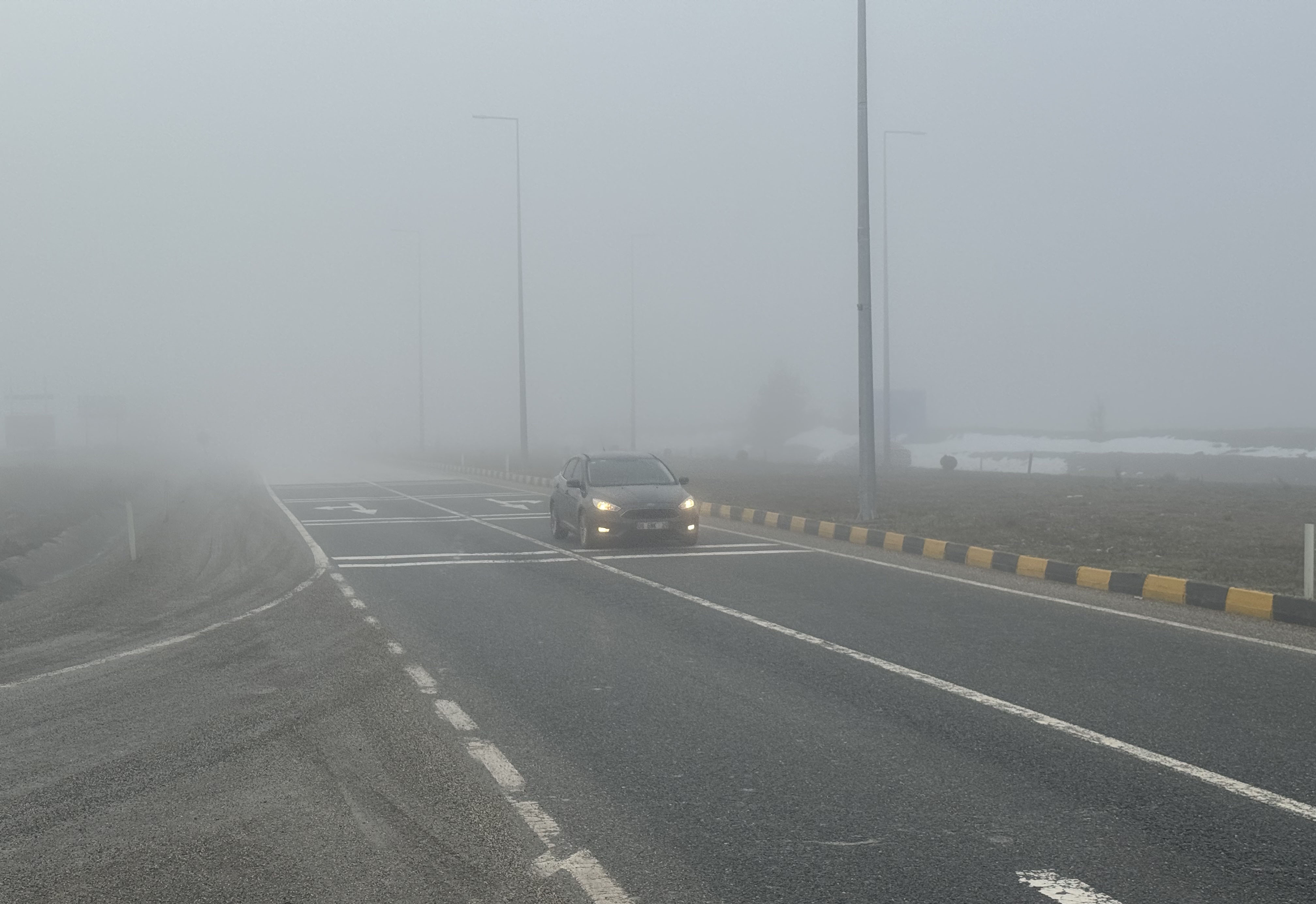 Kastamonu'da Sis Etkili Oldu Görüş Mesafesi 50 Metreye Kadar Düştü 12