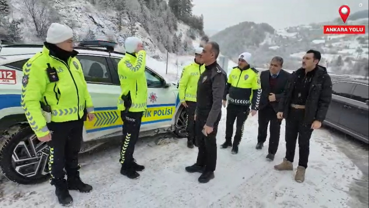 Kastamonu’da Trafik Birimlerine Denetim Emniyet Müdürü Taş Sahada (1)