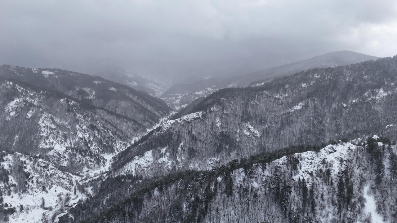 Kastamonu’nun Kar Manzarası Büyüledi Ormanlar Beyaza Büründü (5)