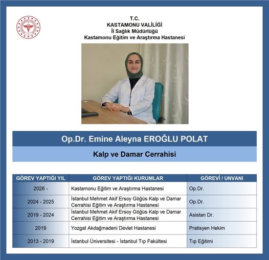 Keah Kadrosu Genişledi İki Uzman Hekim Kastamonu’da Göreve Başladı (2)