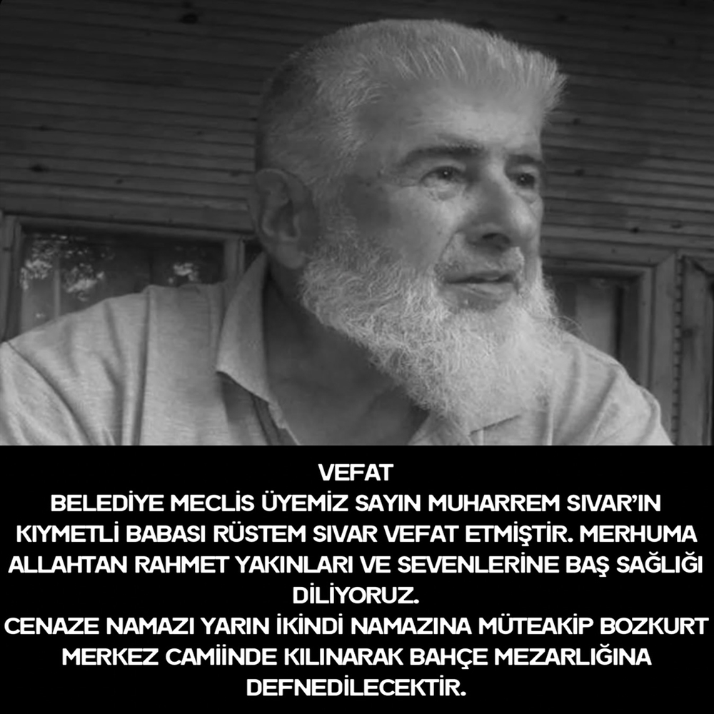 Rüstem Sıvar, Hayatını Kaybetti (2)