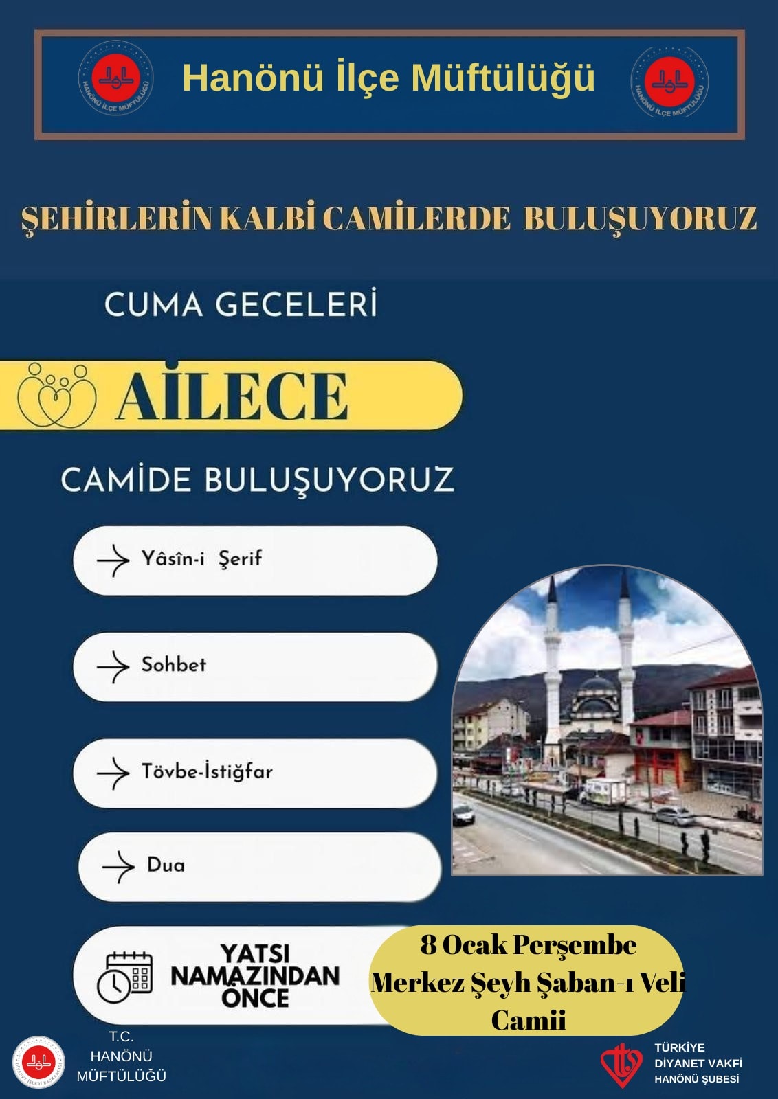 Şehirlerin Kalbi Camilerde Hanönü’de Programın Adresi Belli Oldu (2)