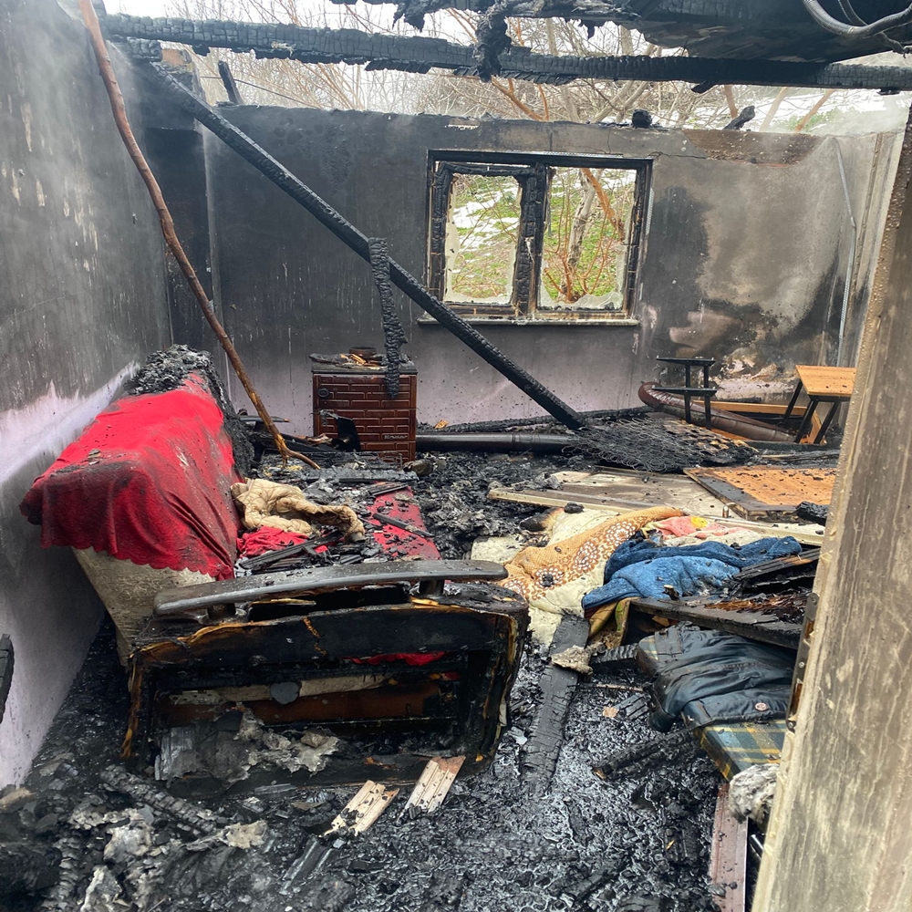 Şenpazarda Korkutan Yanğın (1)