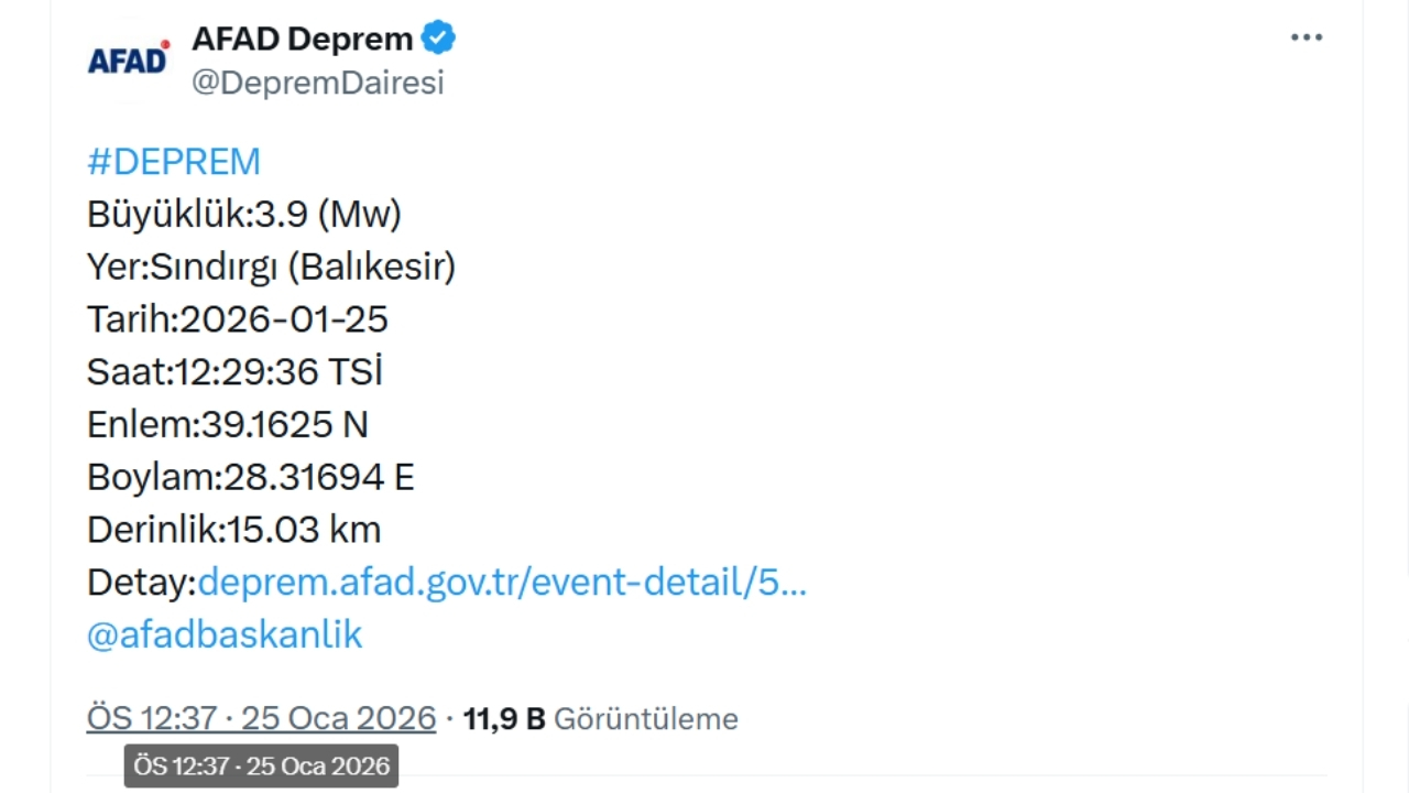 Sındırgı Deprem-1
