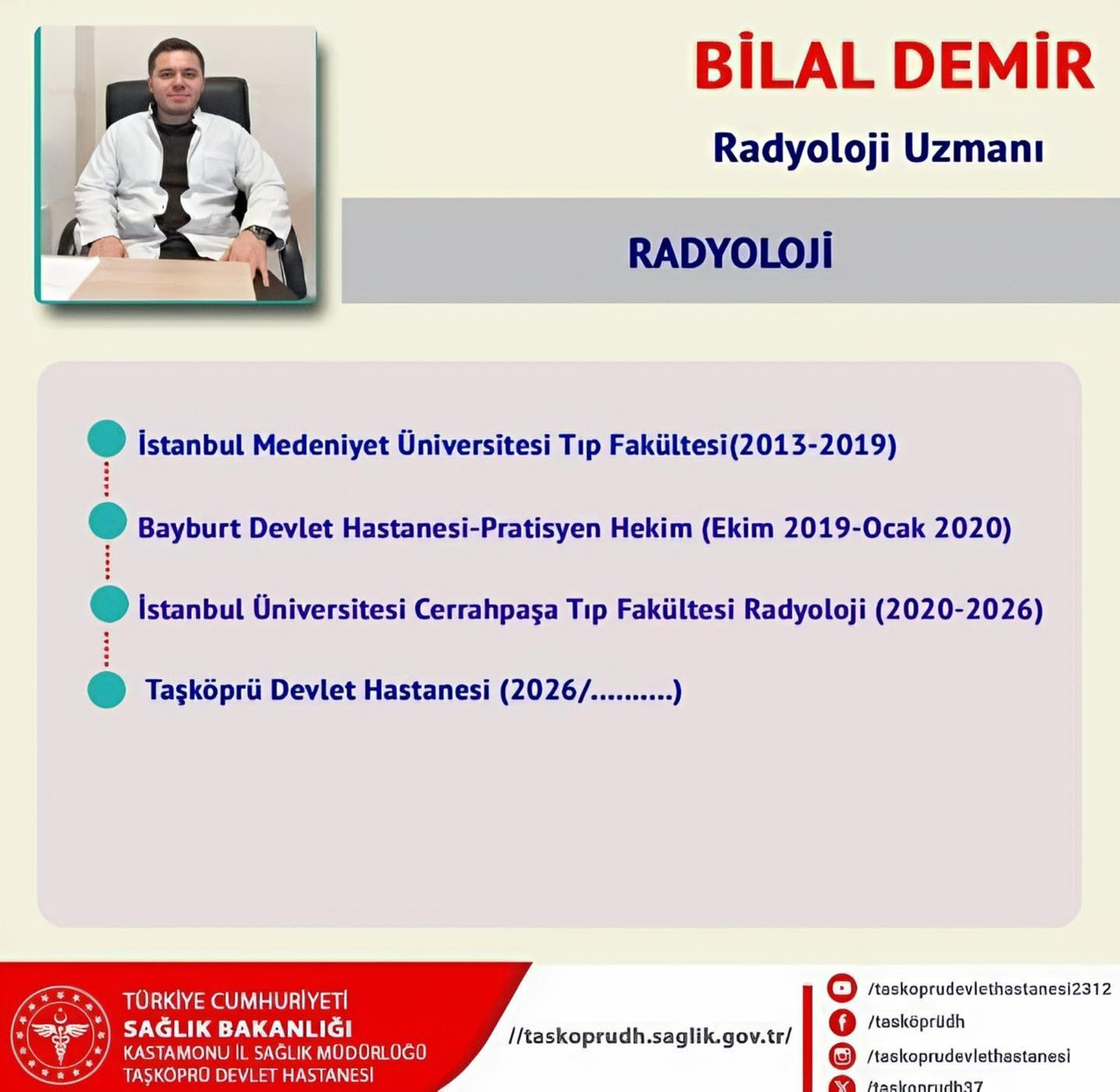 Taşköprü’de Sağlık Kadrosu Güçlendi 3 Branşta Yeni Doktor Göreve Başladı (3)