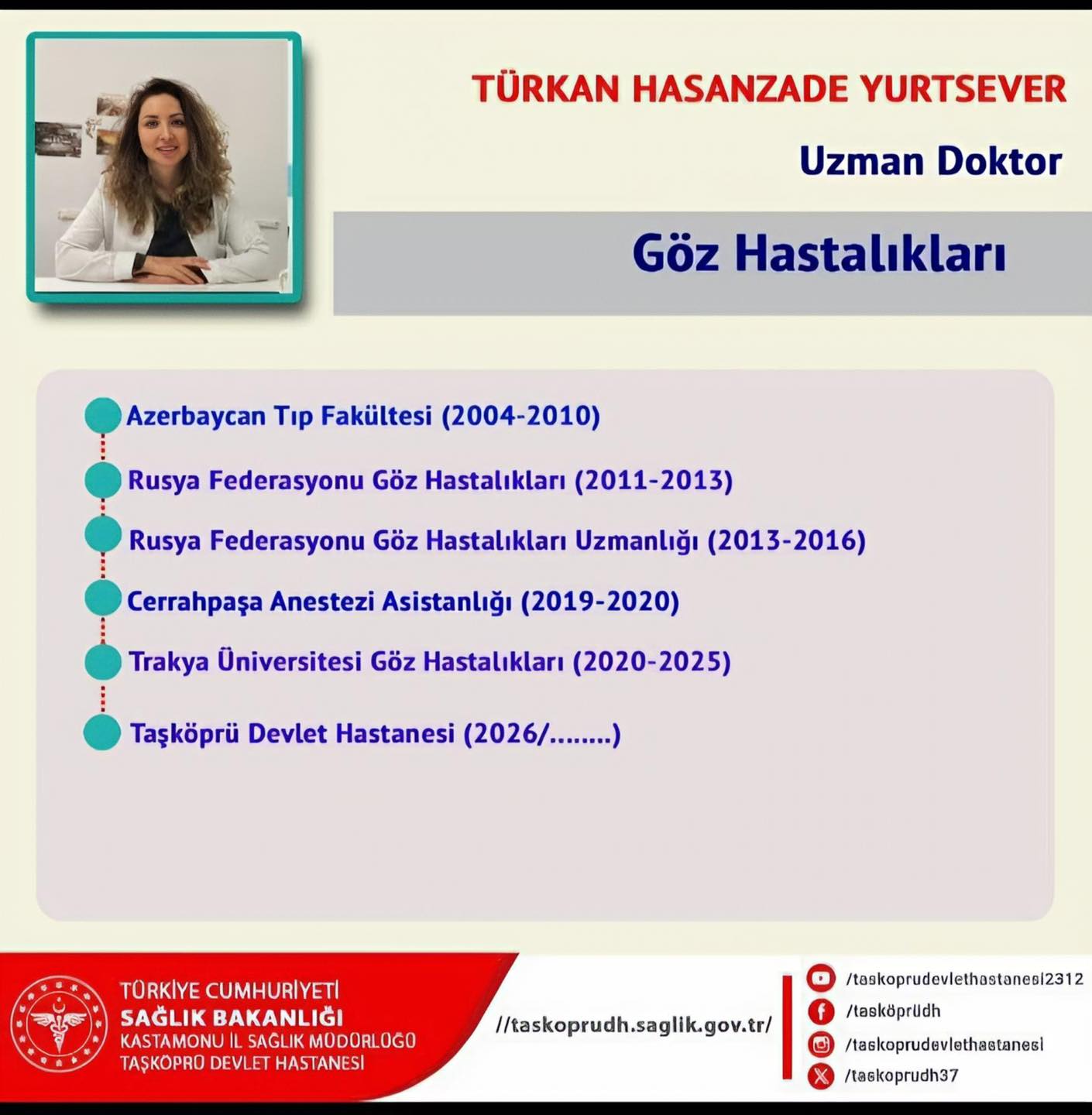 Taşköprü’de Sağlık Kadrosu Güçlendi 3 Branşta Yeni Doktor Göreve Başladı (5)