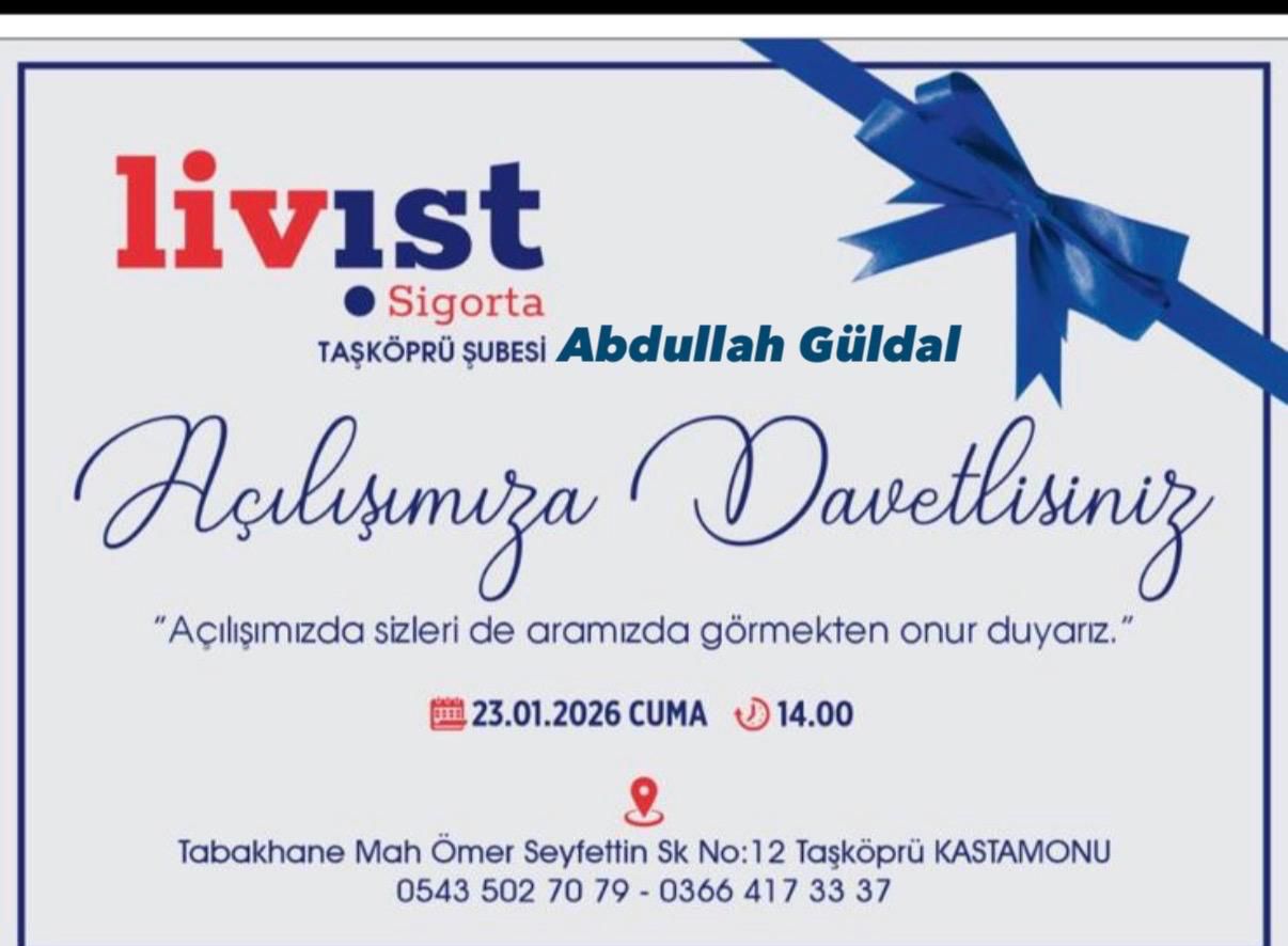 Taşköprü’de Yeni Iş Yeri Heyecanı Livist Sigorta Açılıyor (3)