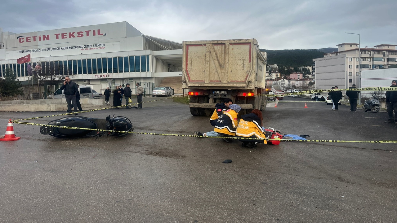 Tokat Motor Kamyon Kaza Ölü (1)