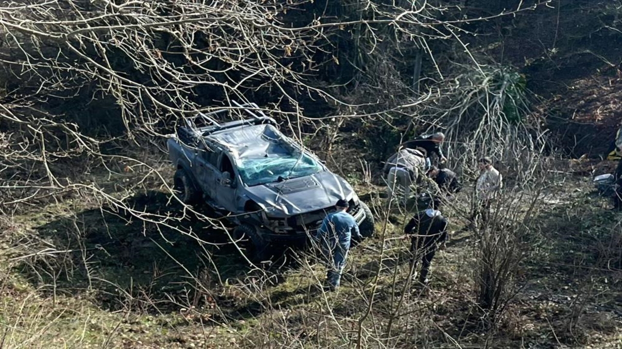 Bartın Kamyonet Takla (1)