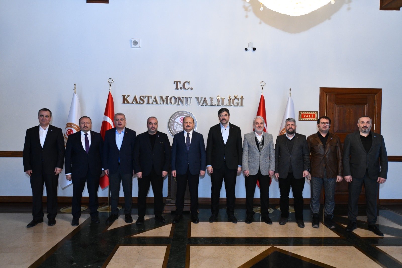 Bem Bi̇r Sen Genel Başkanı Levent Uslu, Kastamonu Valisi Meftun Dallı’yı Ziyaret Etti2