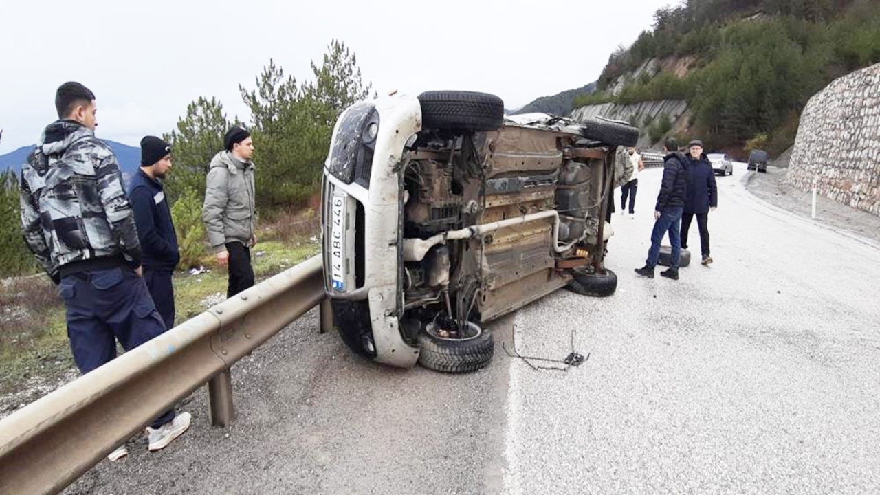 Cenaze Dönüşü Korkutan Kaza (3)