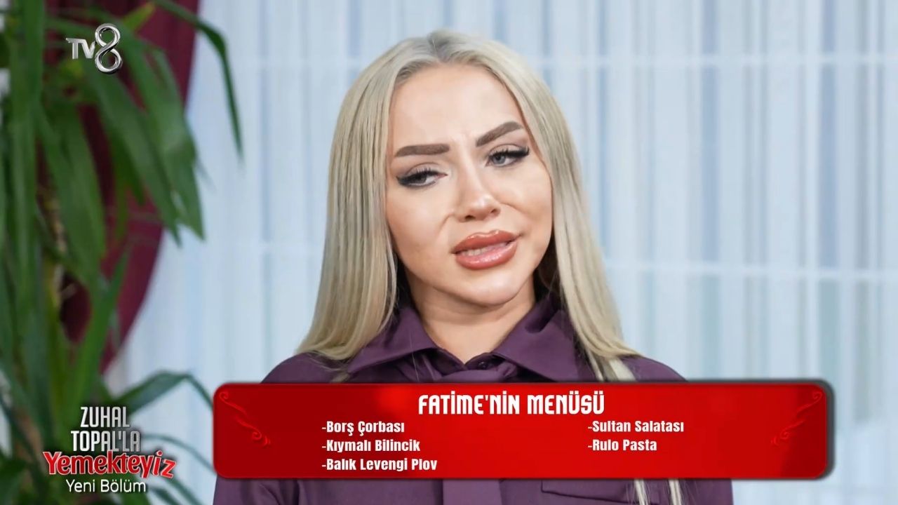 Fatime Sultanzade’nin Yemekteyiz Menüsünde Neler Var (2)