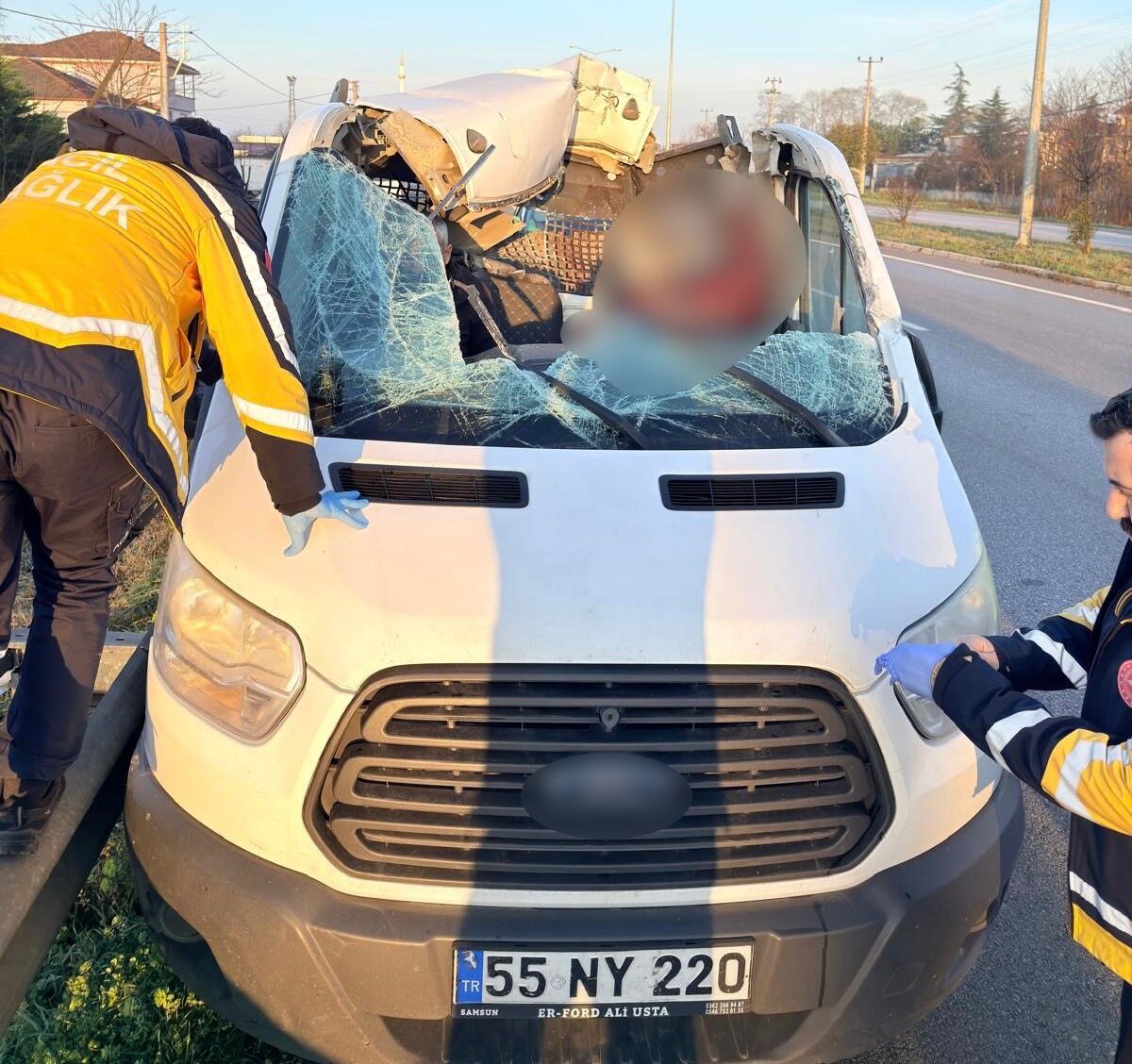 Feci Kaza! Kamyonet, Yüklü Tıra Çarptı 1 Ölü, 1 Yaralı! 2222