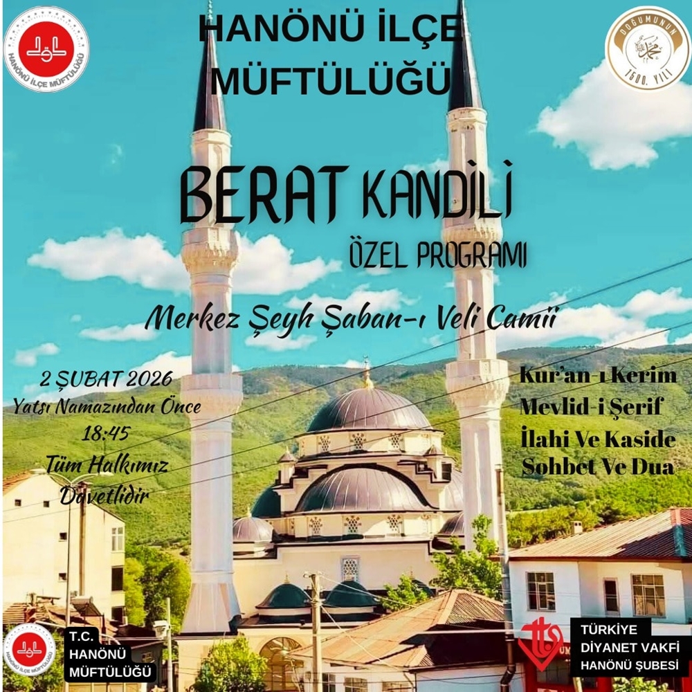 Hanönü Müftülüğü Berat