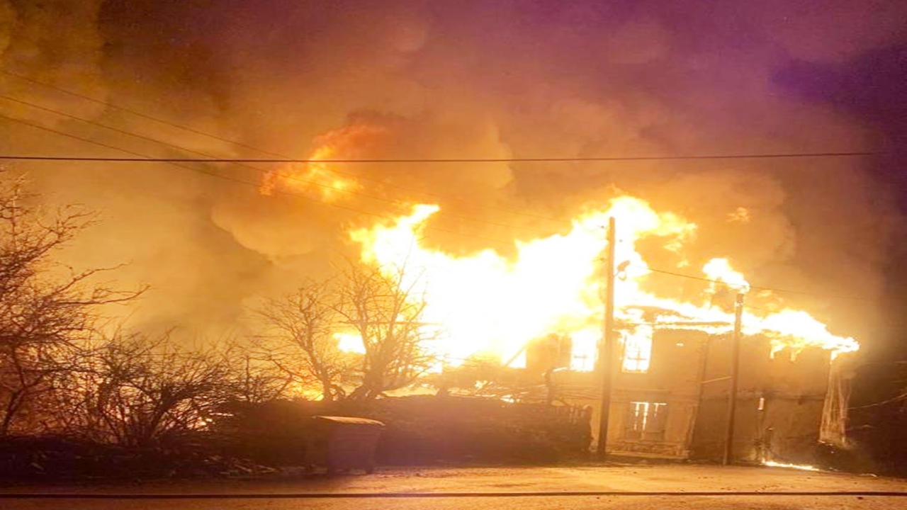 Karabük Yangın Evler Yandı (4)