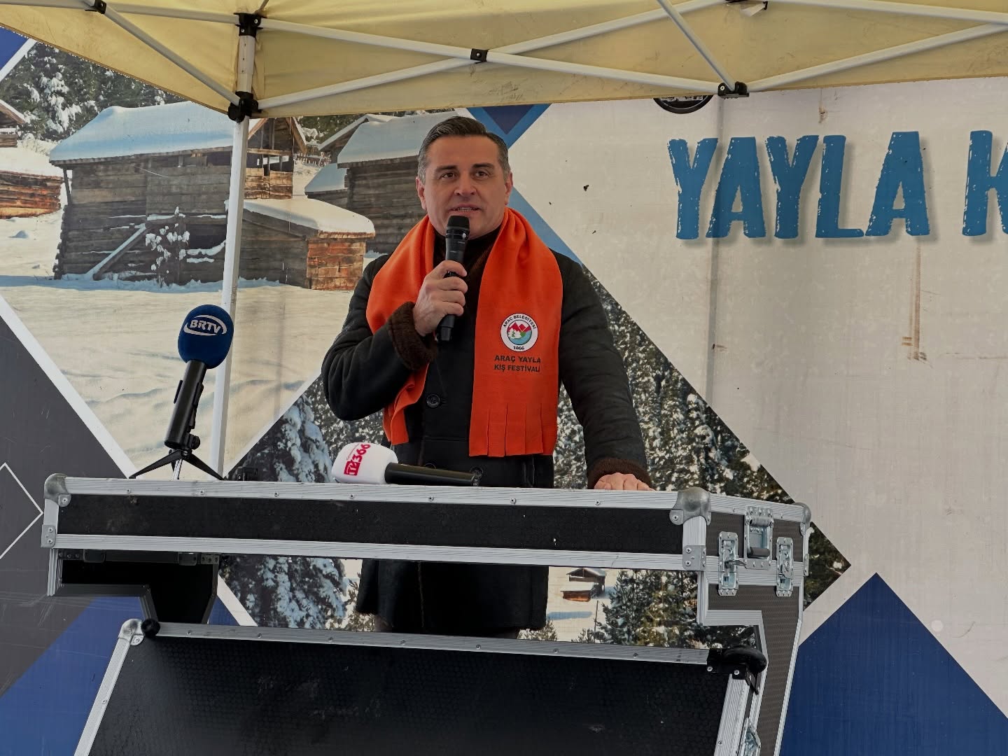 Kastamonu Araç 5. Yayla Kış Festivali Protokol Katılımıyla Başladı4