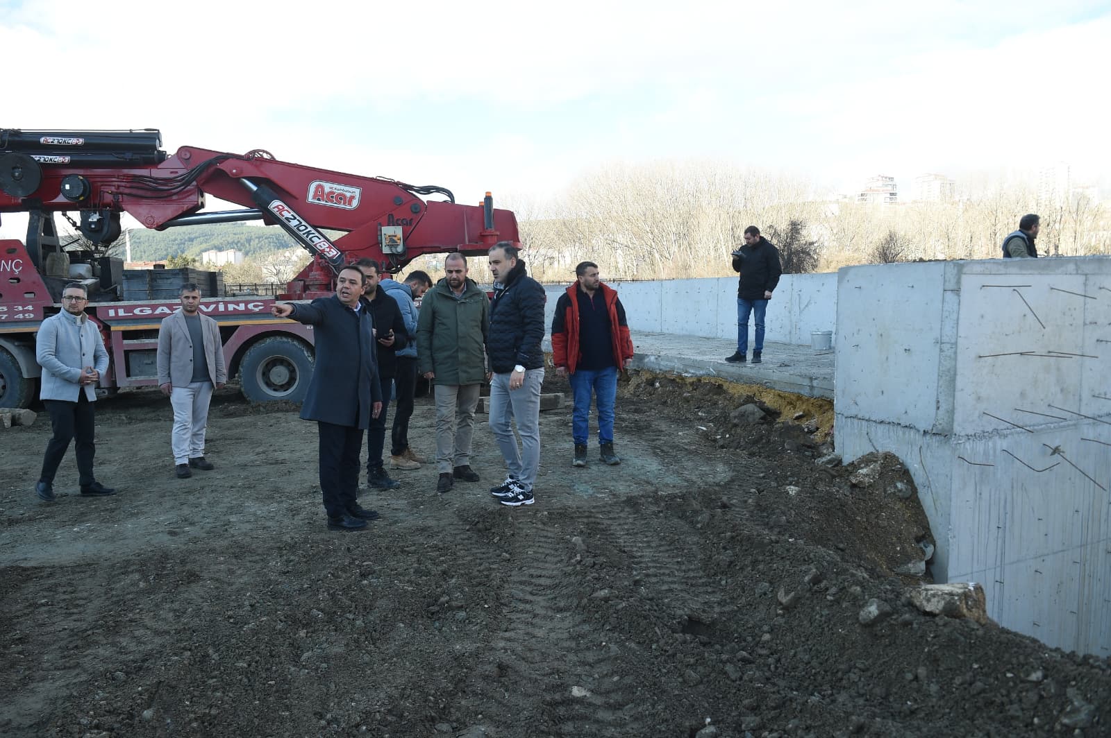 Kastamonu Belediye Başkanı Sahaya Indi Parke Üretim Tesisi Ve Köprü Çalışmaları Hızlandı 22222222