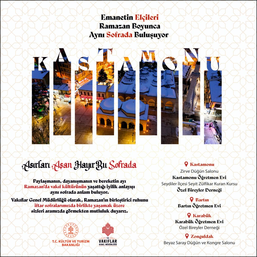 Kastamonu Da Dahil 4 Ilde Iftar Sofraları Kurulacak 12
