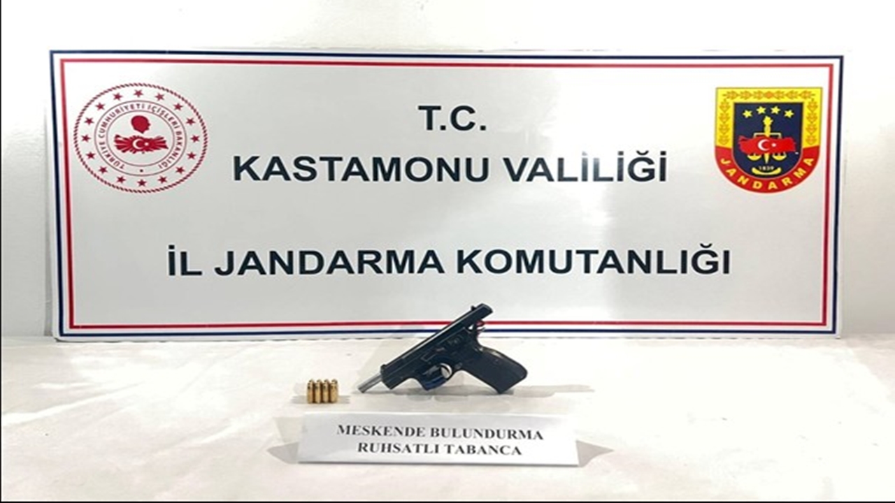 Kastamonu Jandarma Silah Kaçakçılığı Opearasyon (2)