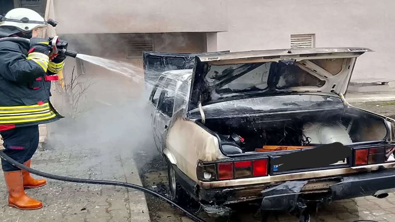 Kastamonu Otomobil Yangını (3)