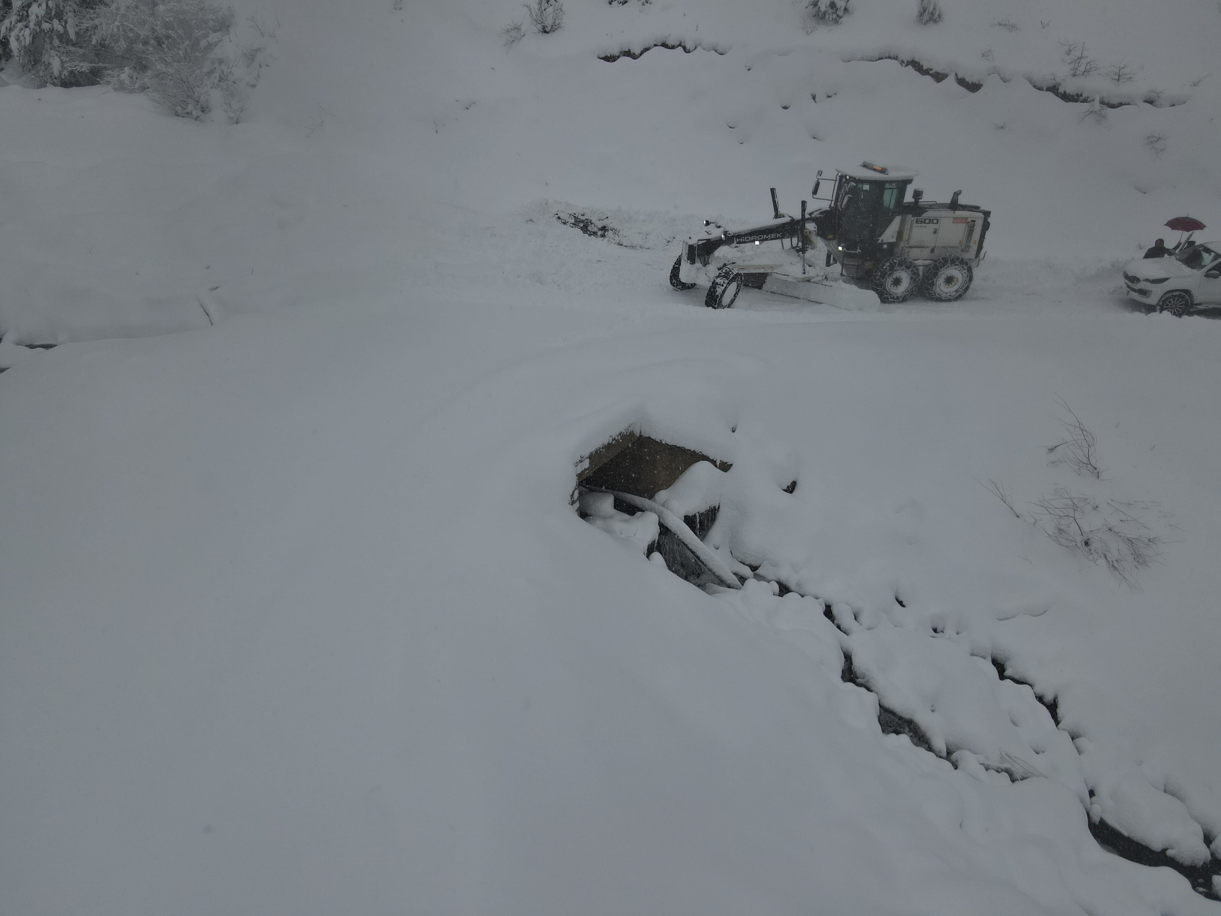 Kastamonu Ve Samsun'da Zorlu Kar Mücadelesi! 50 Iş Makinesi Çalışıyor Kar 1 Metreyi Aştı! 88888888