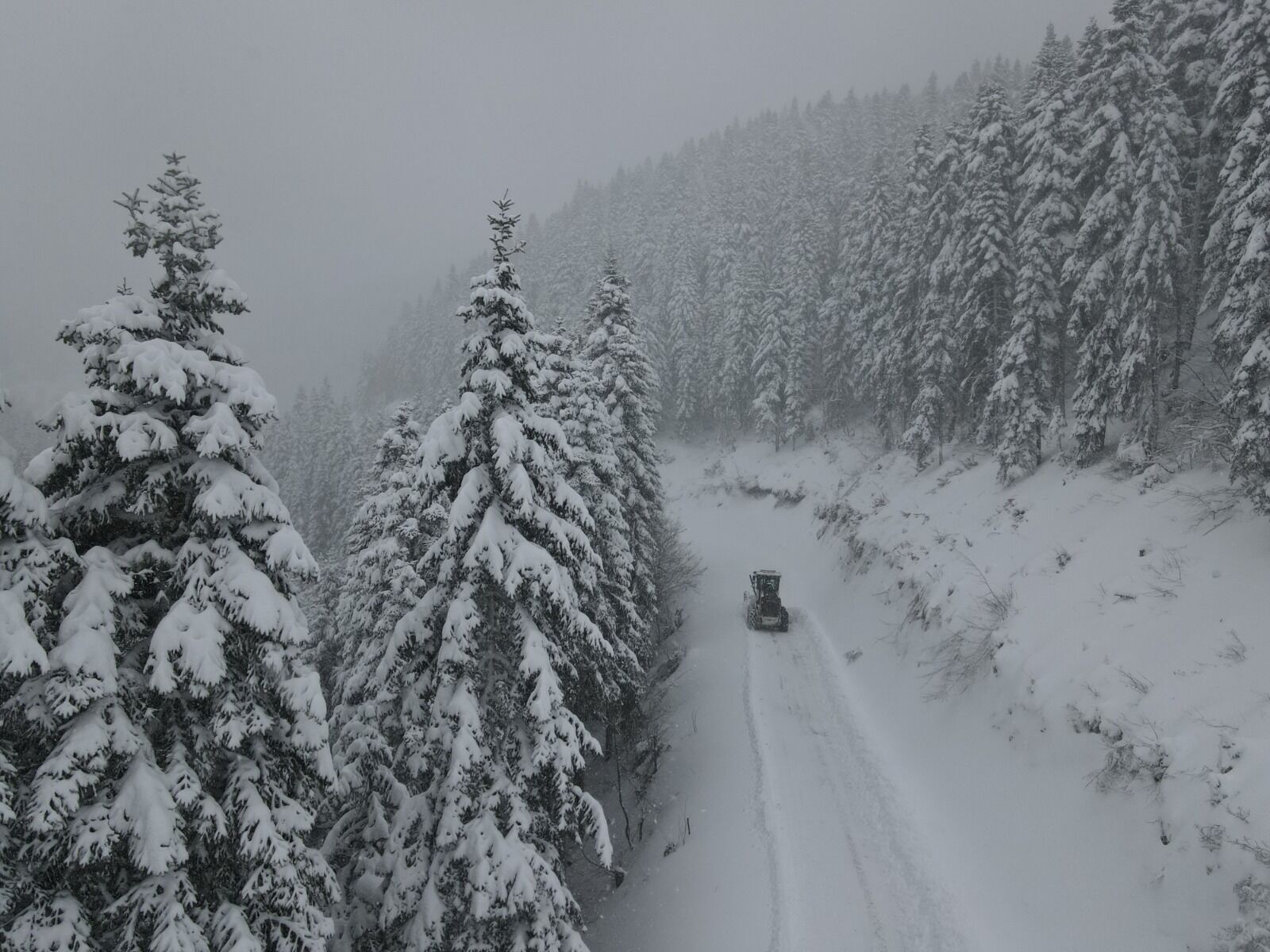 Kastamonu'da Kar Mücadelesi Başladı! 194 Köy Yolu Kapalı İlçelerde Son Durum! 14