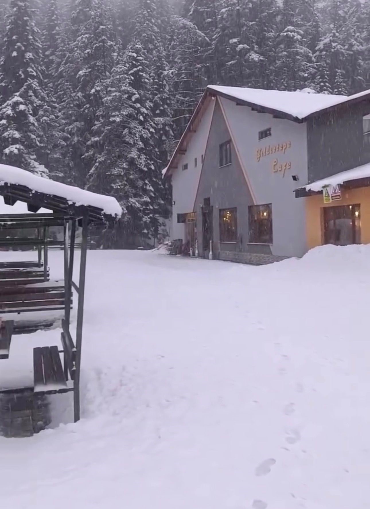 Kastamonu’da Kar Yüzünü Yeniden Gösterdi Ilgaz Dağı Beyaza Büründü4