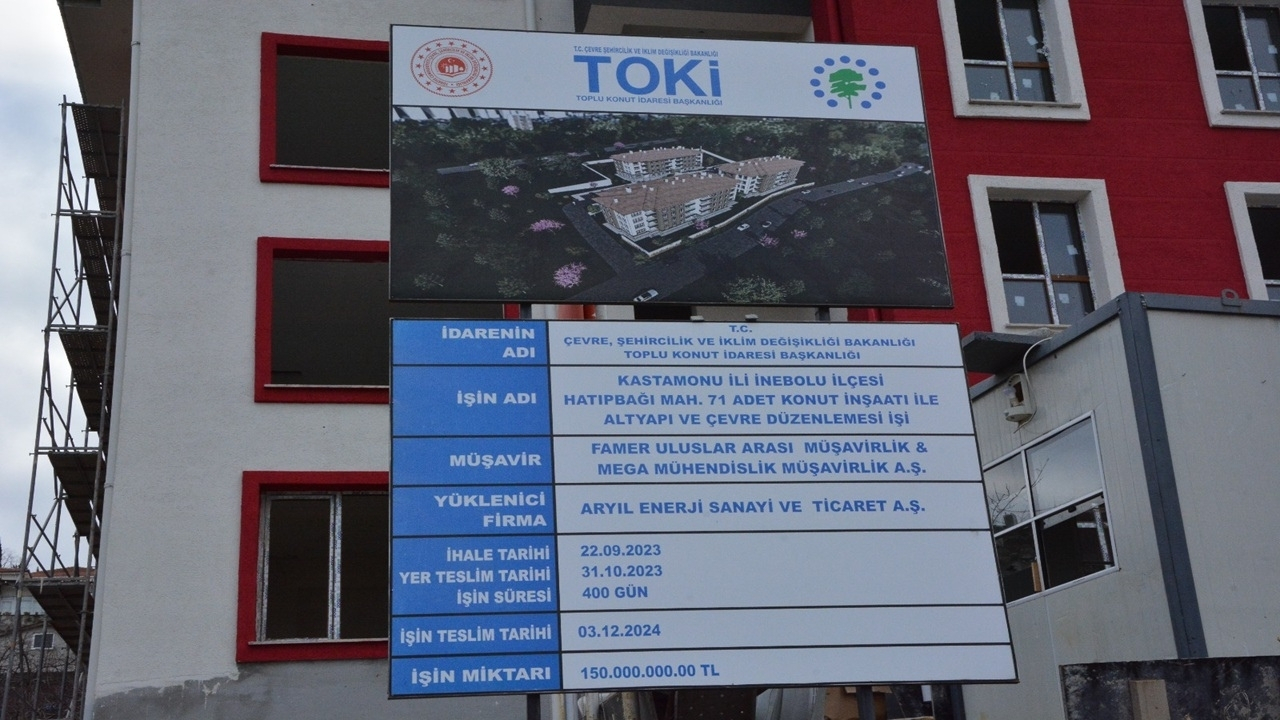 Kastamonu’da Yarım Kalan Toki̇ Konutları Yeniden Ihaleye Çıktı (1)