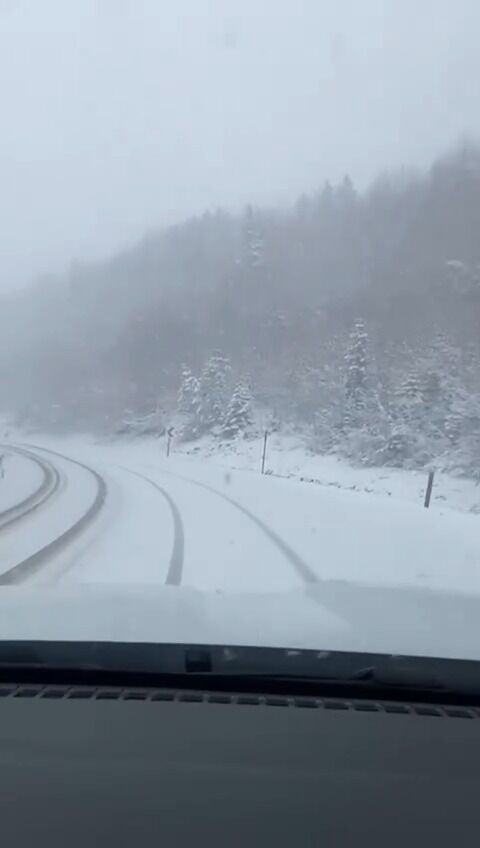 Kastamonu'nun Ilçesinde Kar Yağışı Etkisini Sürdürüyor 12