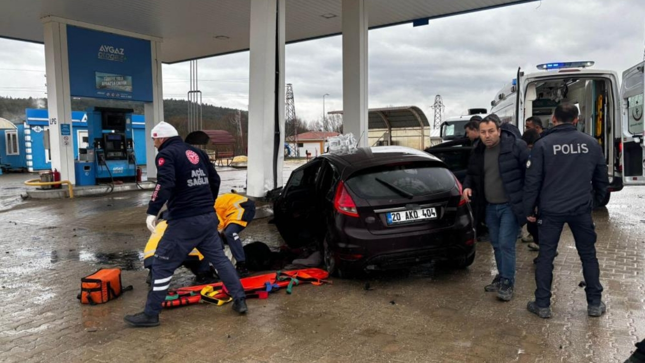 Lpg Istasyonunda Saniyelerle Facia Önlendi 5 Kişi Yaralandı (2)