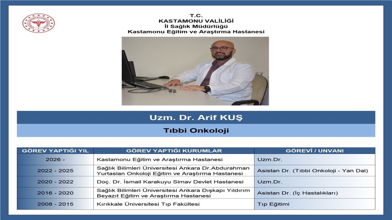 Onkoloji Arif Kuş