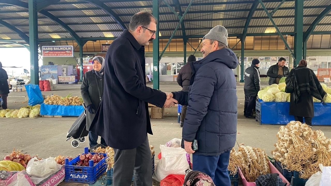 Taşköprü Kaymakamı Demirdağ Pazarda Talepler Tek Tek Not Alındı (1)