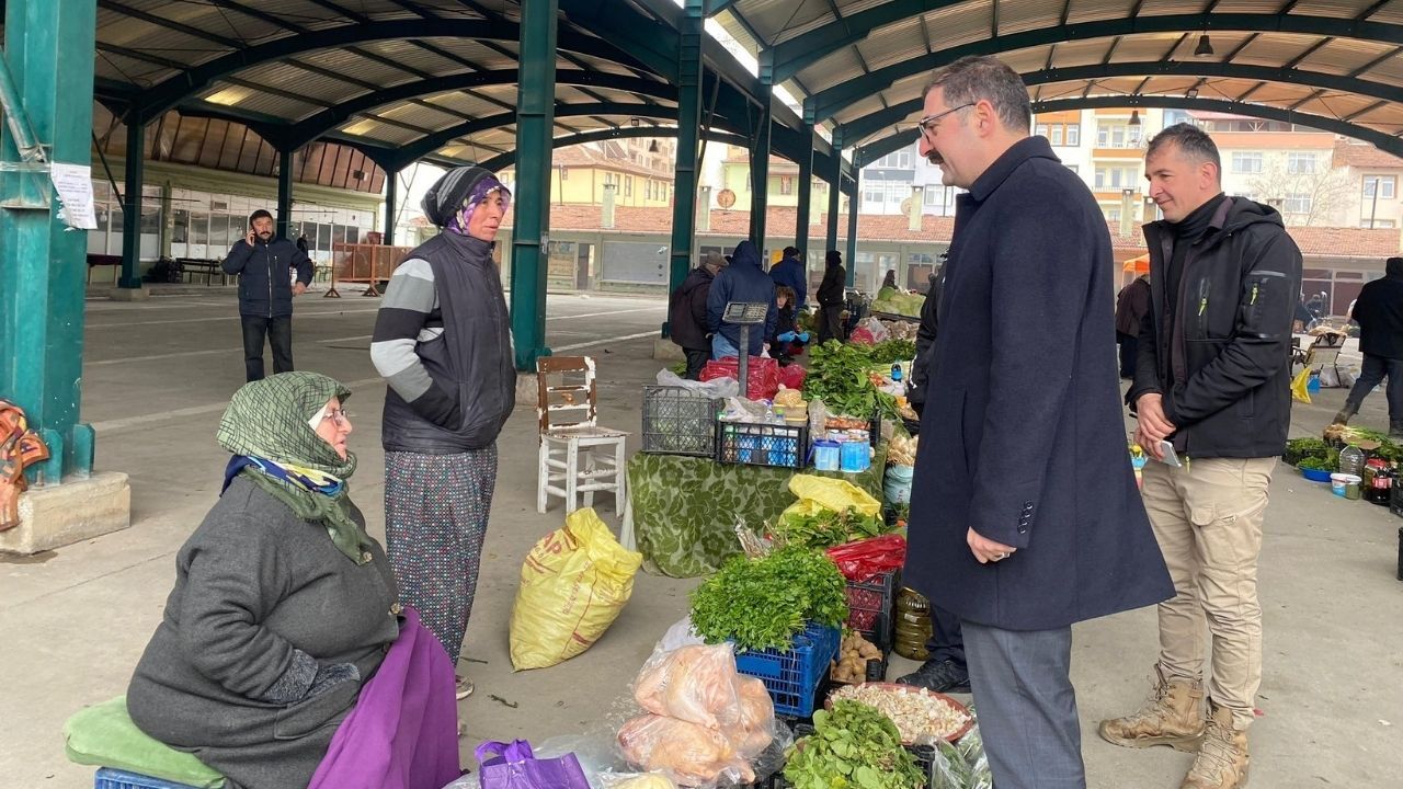 Taşköprü Kaymakamı Demirdağ Pazarda Talepler Tek Tek Not Alındı (5)