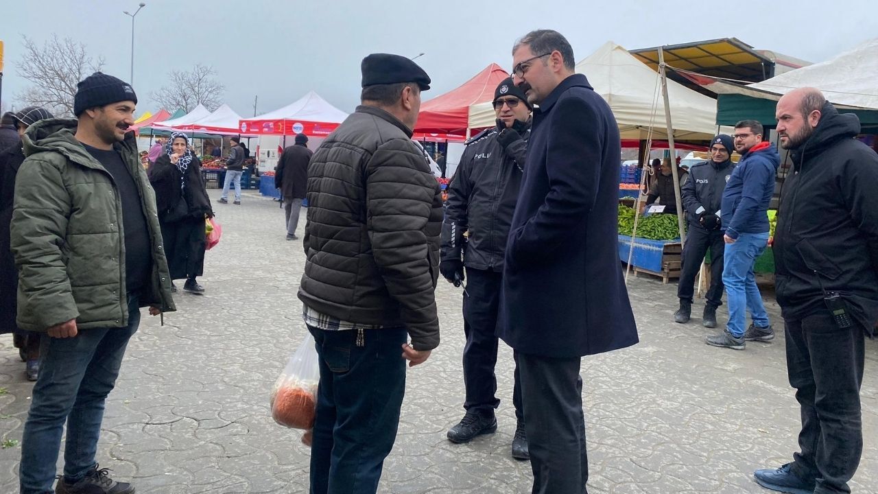 Taşköprü Kaymakamı Demirdağ Pazarda Talepler Tek Tek Not Alındı (6)